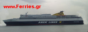 F/B "ARIADNE" . Heraklion - Piraeus - Heraklion.  ANEK LINES