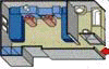 Superior Cabin Floor map
